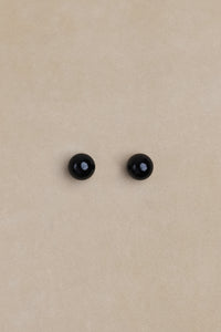 Onyx Boule Studs